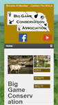 Mobile Screenshot of biggameconservationassociation.com